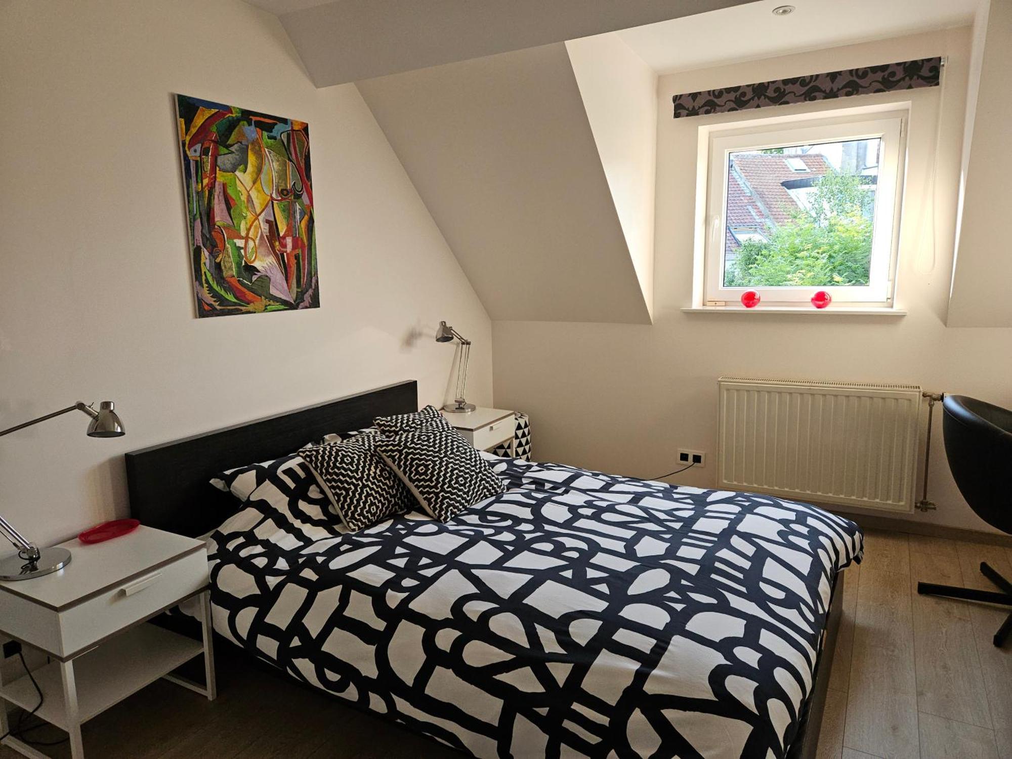 Ferienwohnung Modern duplex with garden Brüssel Exterior foto